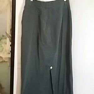 WESTERN MEMPHIS Dark Green Demin  Jean SKIRT LONG